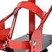 Goplus Motorcycle Wheel Chock Cradle Scooter Bike Stand Lift Mount Trailer (Red)