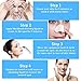 Gasili Blackhead Remover, USB Rechargeable Blackhead Vacuum Suction Remover, Electric Skin Cleanser Blackhead Extractor Tool, Skin Pore Cleaner with 4 Replaceable Suction Heads (White)