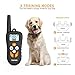 Dog Training Collar - Rechargeable IPX7 Waterproof Training Collar for Dogs with 3 Training Modes (Beep, Vibration and Shock), Up to 350 Yards Remote Range for Small Medium Large Dogs