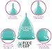 Pixie Menstrual Cup - No Metals or Toxins - Ranked 1 for The Most Soft Reusable Period Cup - Wear 12 Hours - 100% Medical-Grade Silicone - Tampon Alternative (Sea + White, 2 Count (Pack of 1))