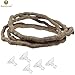 6 feet Animal Vine - Twistable, Bendable Branch - Creates Natural-Looking Habitat for Reptiles and Amphibians - Décor & Climbing Toy for Chameleons, Tree Frogs, Geckos - 5 Suction Cups Included