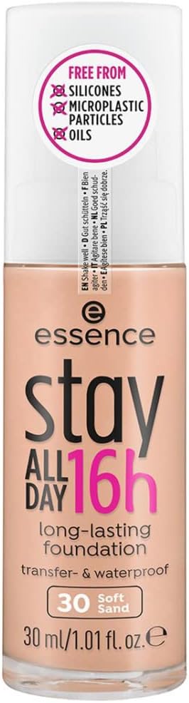 essence stay ALL DAY 16h long-lasting Matte Foundation 30ml Colour Correcting