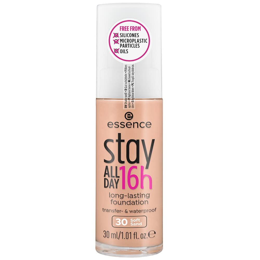 essence stay ALL DAY 16h long-lasting Foundation, longlasting, mattifying, colour correcting, matte (30ml)