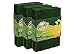 Scouring Pads - Heavy Duty Household Cleaning - High Quality Scrubber with Non-Scratch Anti-Grease Technology - Reusable - Green - 4 Pack (X3) Total 12 Pads | by: Scrub-it&reg; primary
