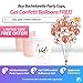 Rose Gold Confetti Balloons Set- 16 pcs Bachelorette Party Decorations for Bridal Showers, Wedding, Engagement Decor and Birthday Parties - Premium Large 18 Inch Latex Party Balloons Kit