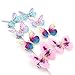 Elesa Miracle Infants Baby Girl Hair Clips Toddlers Infants Kids Hair Glitter Butterfly Clips Barrettes Butterfly Mini Claw Clips Baby Girl Hair Accessories, 54pcs