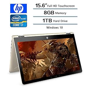 Image of 2018 HP Flagship Convertible 2-in-1 15.6 inch Touchscreen FHD IPS Laptop (1920 x 1080), Intel Core i7 8550U (Up to 4GHz), 1TB Hard Drive, 8GB Memory, 2GB Radeon 530 Dedicated, Win 10 Home