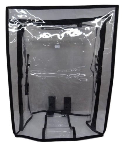 handcuffs 32 inch transparent luggage trolley protective covers pvc waterproof