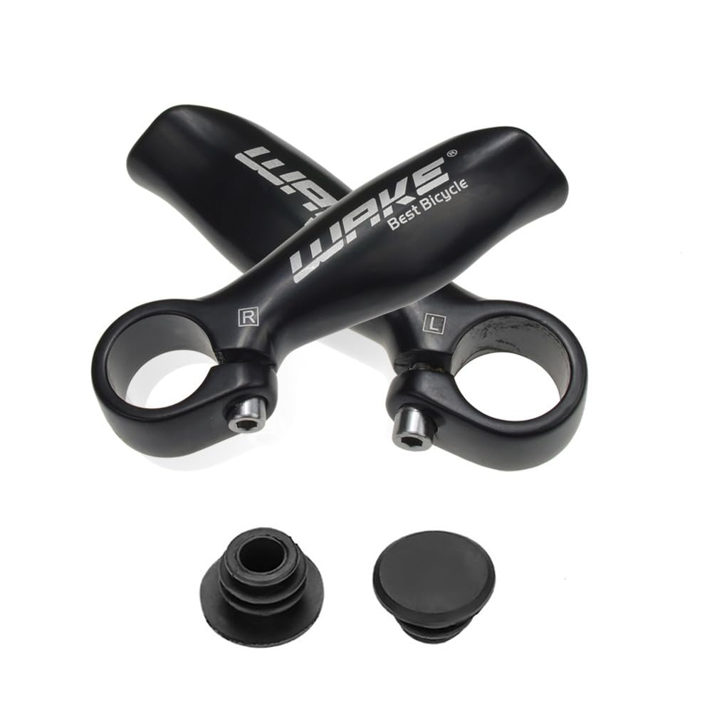 Bike Handlebar Bar Ends - MTB Handlebar Ends 22.2mm Handle Bar Grips for Bike Mountain Handlebar Grips, Black