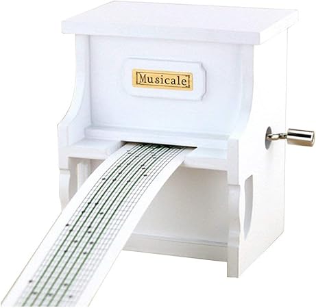 TM) de madera caja de música de piano musical, DIY hacen Yr propia canción Incluir un