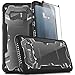 Zizo Proton 2.0 Series Compatible with Samsung Galaxy Note 8 Case Military Grade Drop Tested with Tempered Glass Screen Protector Black Clear
