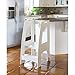Guidecraft Kitchen Helper Tower Step-Up - White: Kids' Wooden, Adjustable Height, Step Stool with Safety Rails for Little Children - Toddler Learning Furniture