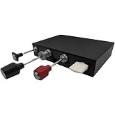 Cessna Style Flight Sim Vernier Controls Carb Heat, Throttle, Mixture Flaps | True Vernier Mixture Control, Throttle Friction Lock, Flaps Switch