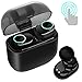 Wireless Earbuds, Bluetooth 4.2 Earphones TWS Touch Control Mini in-Ear Headsets with Mic, Stereo Sports Gym Running Sweatproof Earphone with 1000mAh Charging Box, for iOS & Android (Black-I8X)