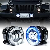 Xprite 4" Inch Fog Lights | 60W LED Fog Light with