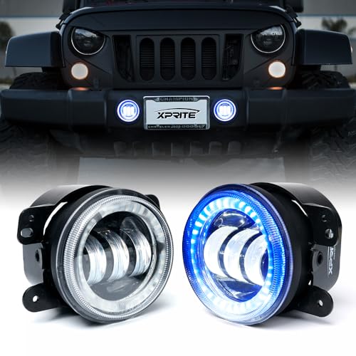 Xprite 4" Inch Fog Lights | 60W LED Fog Light with