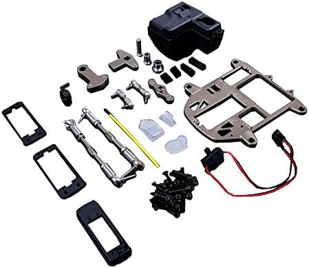 TOP SPEED RC WORLD Steering System With Plastic Battery Case Kit Upgrade For Hpi Baja 5B 5T 5SC