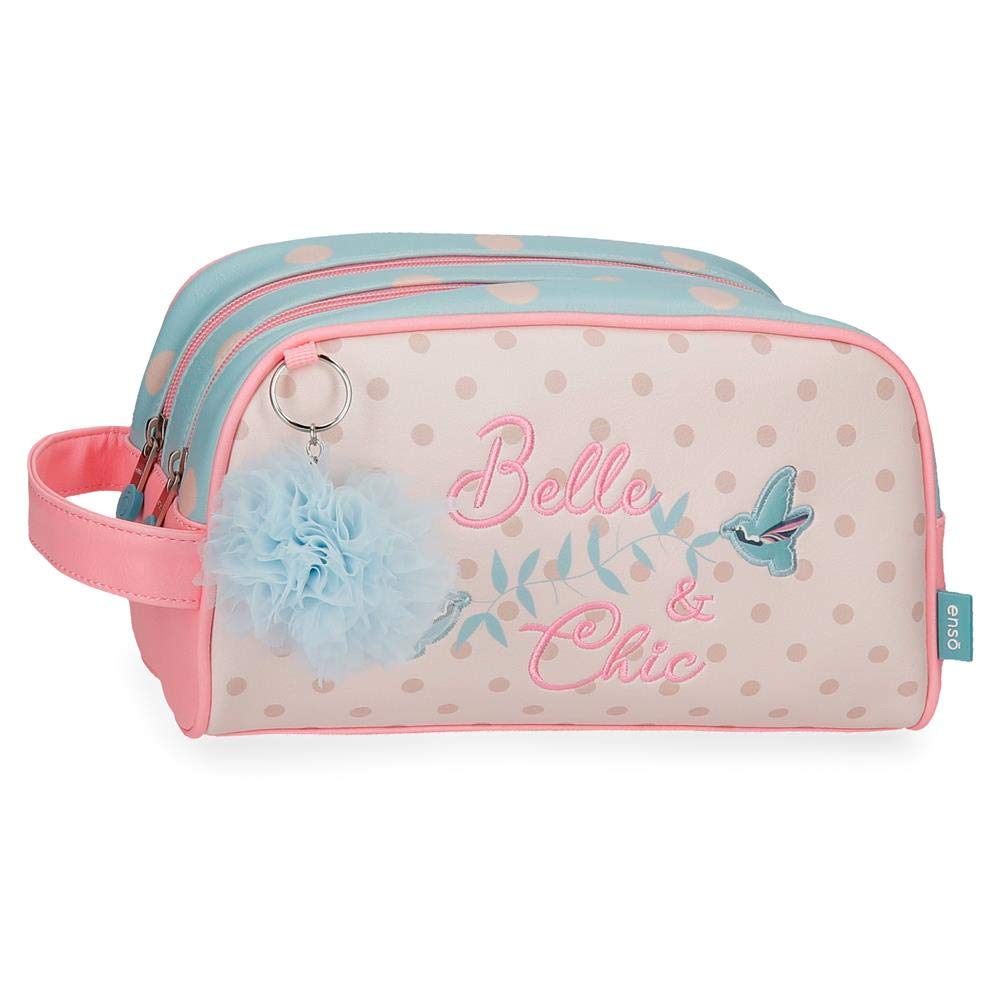 Enso Belle and Chic Adaptable Two compartments Vanity Case Multicoloured 26x16x11 cms PVC