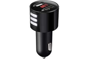 tioyeah Wireless Car MP3 Transmitter FM Radio USB Charger Adapter 34A Fast Charging Hands- Music Player for Vehicle Audio Str