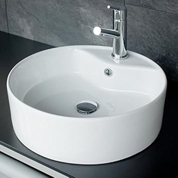 Rundes Design Keramik Aufsatz Waschbecken Waschschale Modell 05 Amazon De Baumarkt