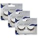 Lashes Natural Look False Eyelashes - Bepholan Fake Eyelashes 3D Super Fluffy False Lashes Black Band Wispy Lashes 3-Pack Faux Mink Lashes,XMZ21-3