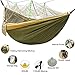 Ezfull Double Camping Hammock with Mosquito Net 660LBS Bearing Portable Outdoor Hammocks,10ft Hammock Tree Straps & 12KN Carabiners for Backpacking Camping Travel Beach Yard. 118