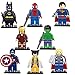 8 Pieces Minifigures Super Heroes Set Building Blocks Action Figures Toy, Kids Gift 0007