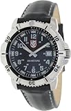 Luminox Colormark Black/Grey Dial Steel Black Leather Ladies Watch A.7251