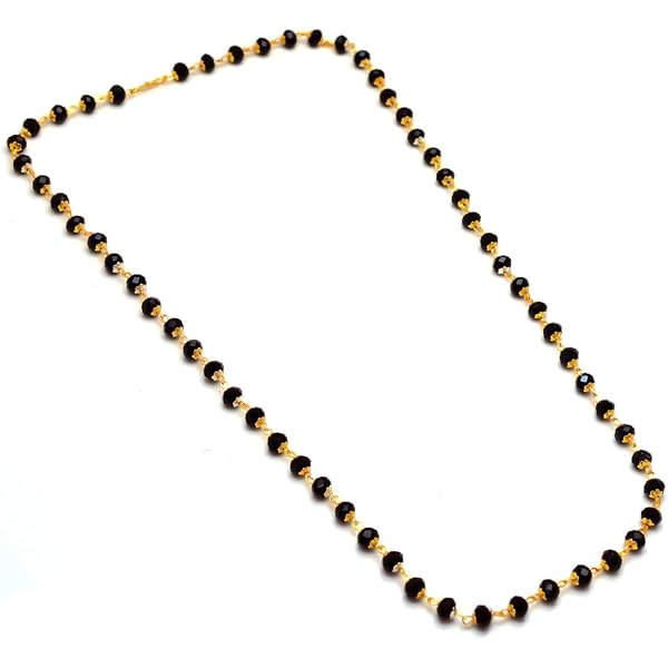 Myra Bag High Strung Layered Necklace For Women – 4-Row Crystal Bead Design | Elegant Layered Jewelry Gift