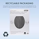 AQUALONA Luxury Oak Effect Toilet Seat Soft Close MDF with Universal Fittings view 8