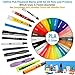 3D Pen Filament Refills - Premium Set of 21 Colors Bonus 200 Stencils EBook including 6 Glow in the Dark - Best 1.75mm PLA Filament Pack for 3D Pen