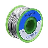 Mudder Lead Free Solder Wire Sn99 Ag0.3 Cu0.7 with Rosin Core for Electrical Soldering 100g (1.0 mm)