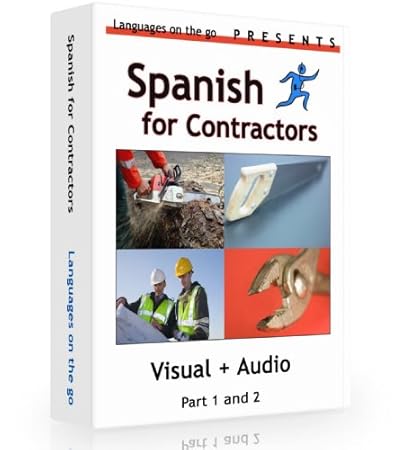 Spanish for Contractors *Visual learning* for PC, MAC, Ipod, MP3 player, Audio CD Player