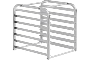 Express KitchQuip 7 Pan End Load Countertop Full Size Sheet | Bun Pan Rack | NSF Certified | (20.3" Long x 24" Deep)