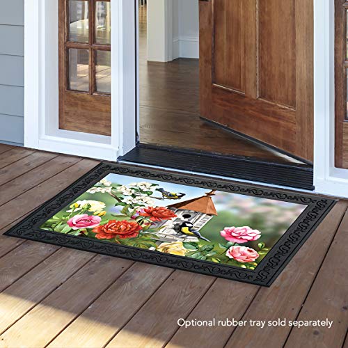 Briarwood Lane Home Sweet Birdhouse Spring Doormat Floral Indoor