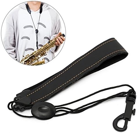 Amazon.com: Adjustable Alto Soprano Tenor Saxophone Neck Strap Leather