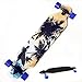 Ancheer Drop-through Skateboard Professional Speed Long Skateboard 42 inch