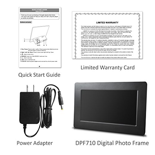 7 inch Digital Picture Frame Simple to use HD Screen USB and SD