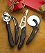 CUTCO Model 1838 Entertainer Set in special CUTCO gift box. ......... Includes 1501 Peeler, 1502 Pizza Cutter, 1503 Ice Cream Scoop, and 1504 Cheese Knife. ........ High Carbon Stainless blades and black soft-grip handles.