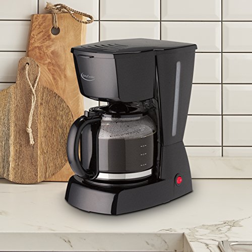 Betty Crocker BC2806CB 12 Cup Coffee Maker, Glass Carafe Brewer Pot