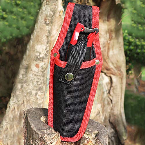 SYOOY Pruner Holster Hanging Pouch for Holding Pruning Shears and Other Tools Portable (Pruner Not Included) - Thumbnail 4