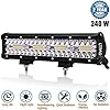 LED Offroad Werklamp,LTPAG 12 Inch 40000lm Werklampen LED Extra Verlichting Auto 12v 24v Achteruitrijlichten IP68…