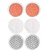 KEEPOW 6 Pack Mop Pads Replacement for Bissell Spinwave 2039A 2124 (Included 2 Soft Pads+2 Scrubby Pads+2 Heavy Scrub Pads) primary