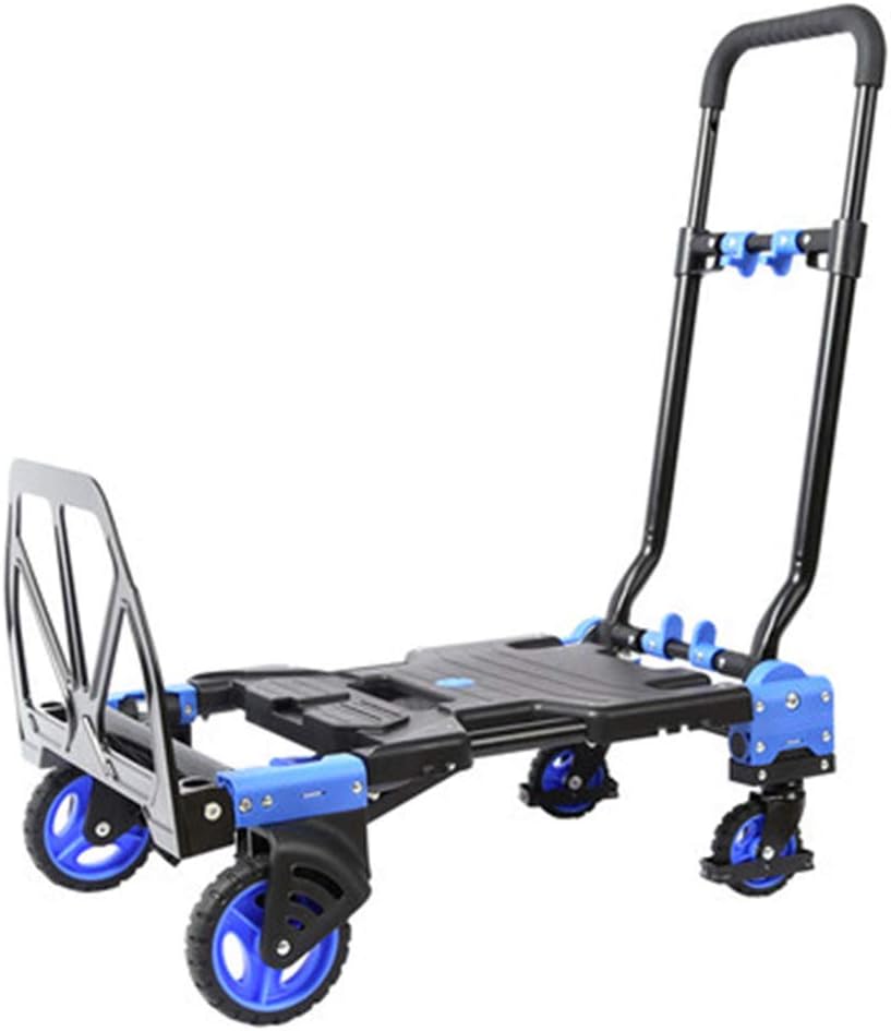 Dolly Push Cart Heavy Duty Moving Platform Cart And Folding Platform