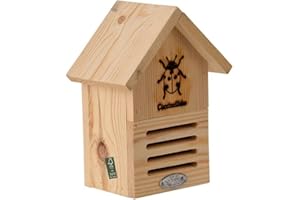 ESSCHERT Design USA 6.7" X 4.8" X 9" Wooden Butterfly House