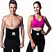 Jinzhikang Premium High Waist Trimmer Belt for Women Men Body Shaper Slimming Workout Sauna Yoga Gym Exercise Weight Loss - Adjustable Size L