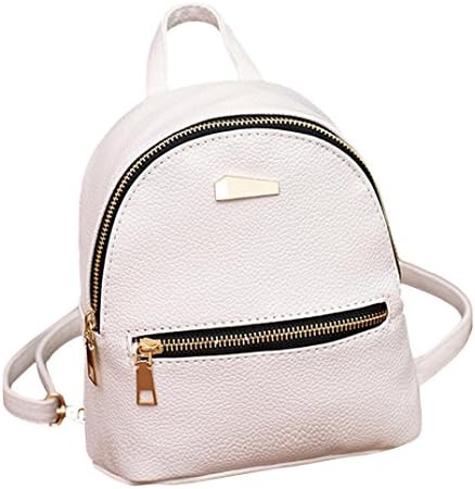 Clearance! Nevera Women Leather Backpacks School Rucksack College Shoulder Satchel Travel Bags