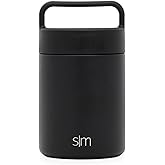 Simple Modern Food Jar for Hot Food | Reusable Stainless Steel Vacuum Insulated Leak Proof Lunch Storage for Smoothie Bowl, Soup, Oatmeal | Provision Collection | 12oz | Midnight Black