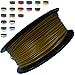 Melca 1.75 3D Printer Filament PLA 1kg +/- 0.03mm, Champagne/Gold (#705335)