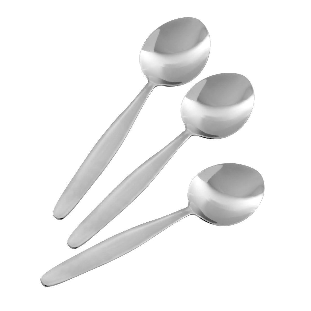 Nirosta "Arlberg Menu Spoon, Stainless Steel, Silver, 18.5 cm, 3-Piece